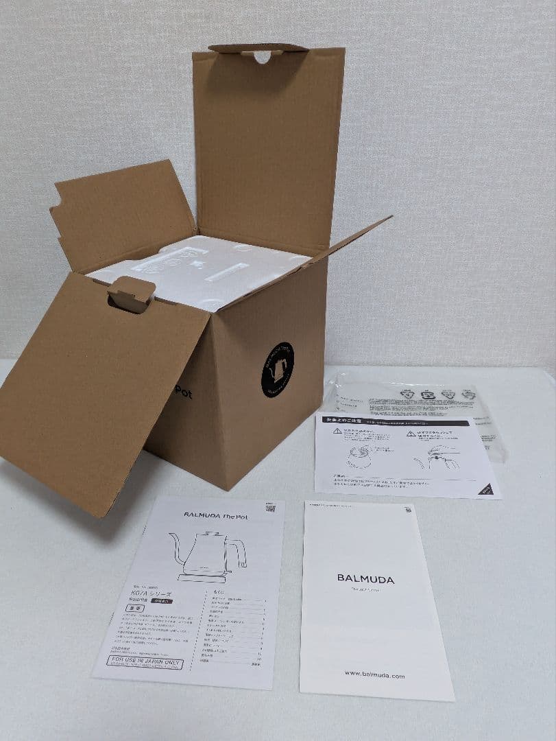 新品・未使用　バルミューダ　電気ケトルBALMUDA　The Pot ブラック 2024年モデル 【正規店】 バルミューダ ザ・ポット BALMUDA The Pot