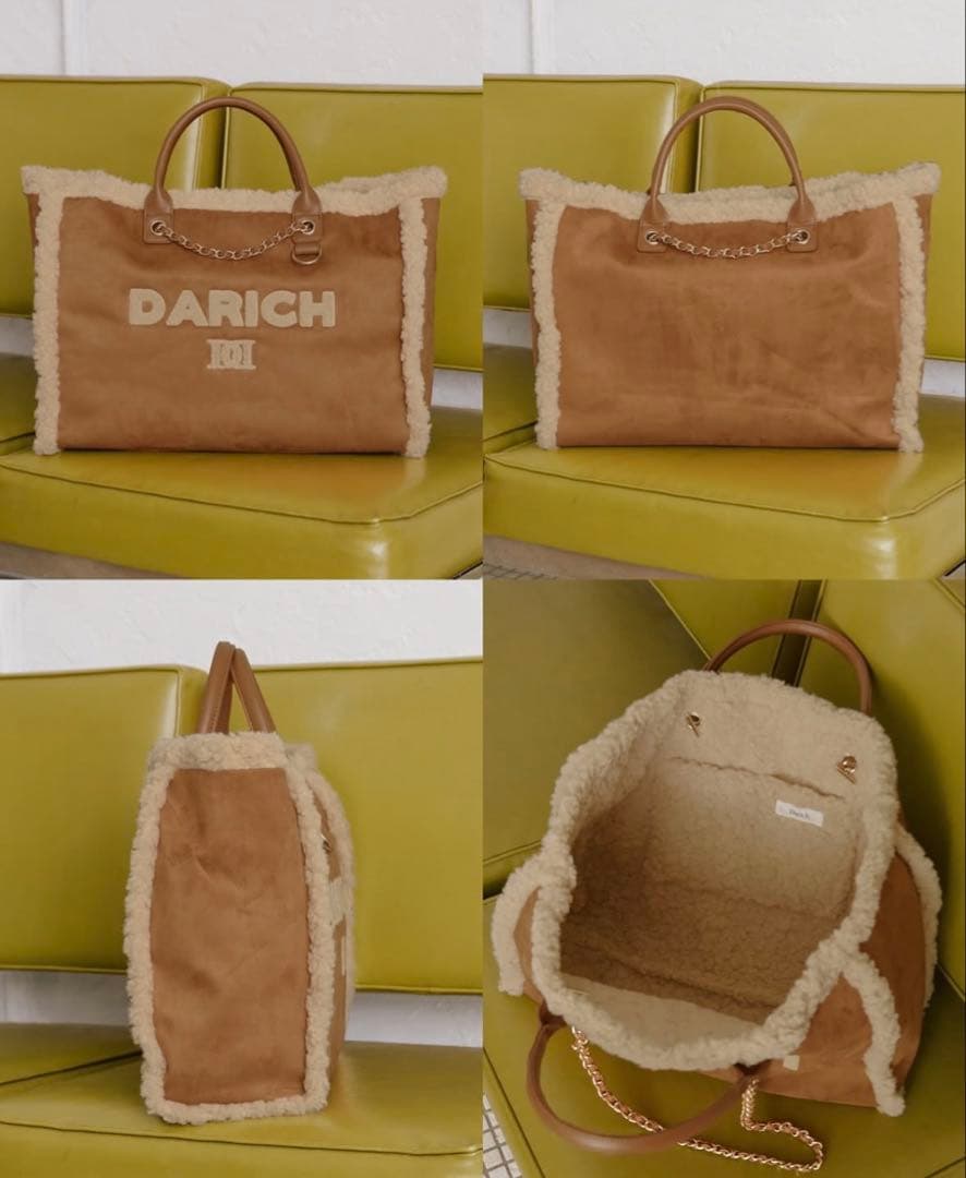 Darich ダーリッチ サガラロゴフェイクムートンバッグ 9周年ノベルティ