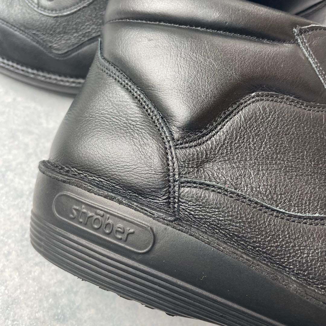 極美品】strober ストロバー 定番人気モデル レザースニーカー