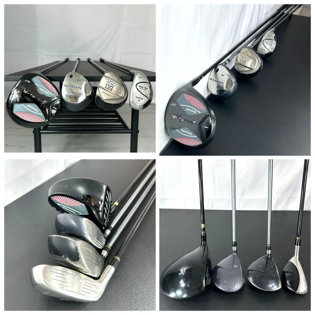 本格派 メンズゴルフクラブ 13本 フルセット ゴルフセット お試し