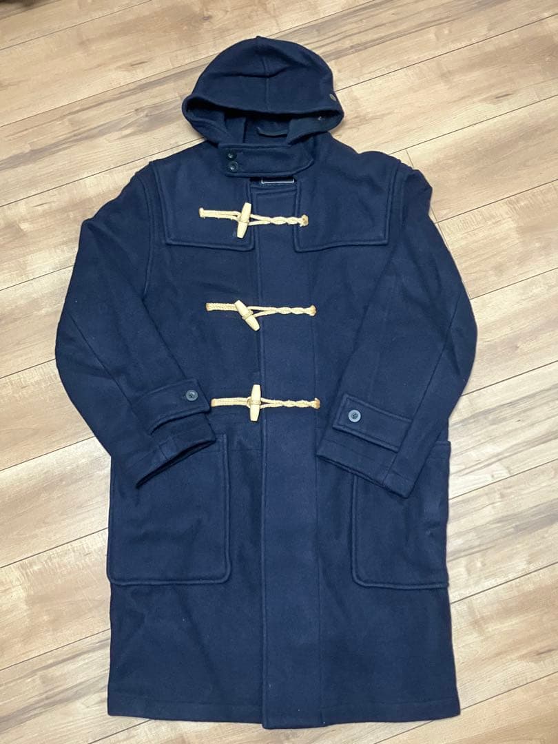 Original Monty NAVY モンティ ダッフルコート Sサイズ Men's Mid-Length Monty Duffle Coat Navy - Gloverall – Gloverall