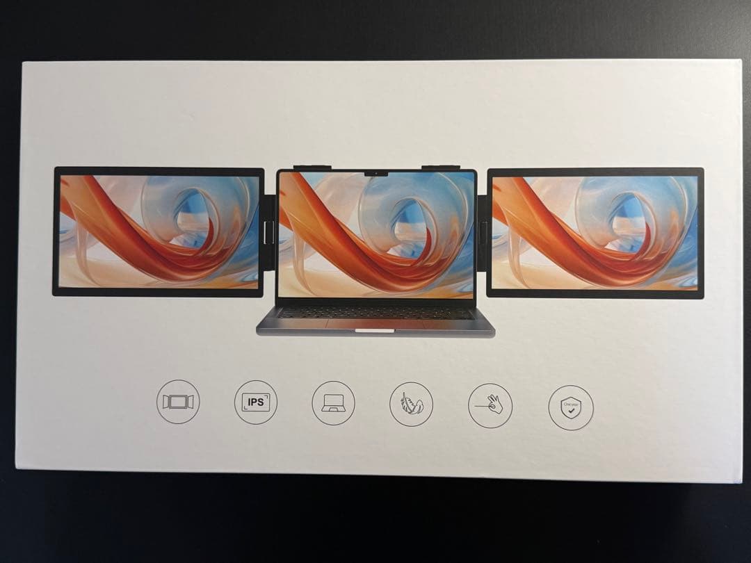 KEEPTIME デュアルディスプレイ 14.1インチ モバイルモニター 本日みつけたお買い得品】1,920×1,200ドットの14型モバイルモニターが1