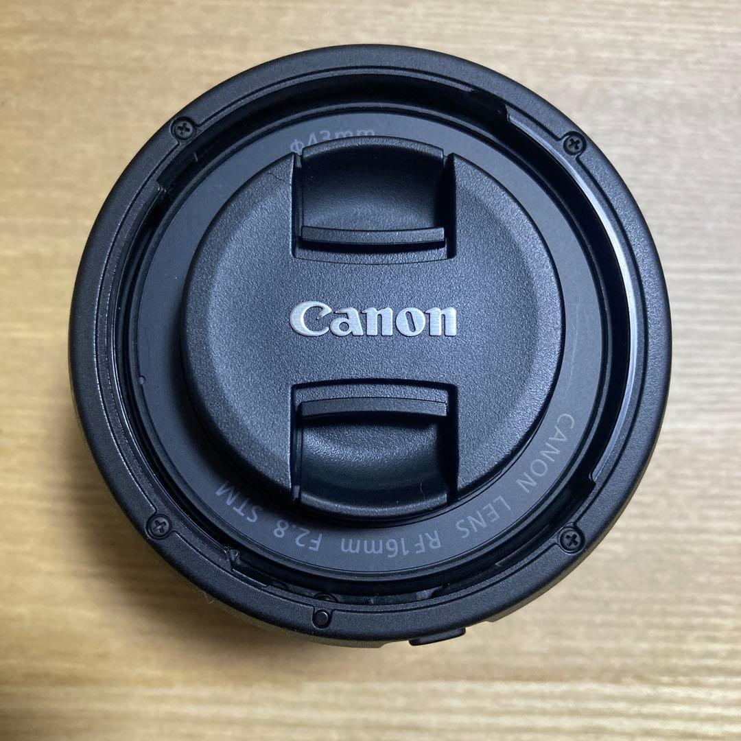 Canon RF16mm F2.8STM 純正フード、プロテクトフィルター付き - メルカリ
