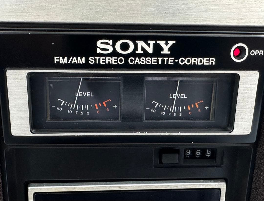 動作品| SONY ソニー ラジカセ CF-6600 昭和レトロ当時物 ラジオ