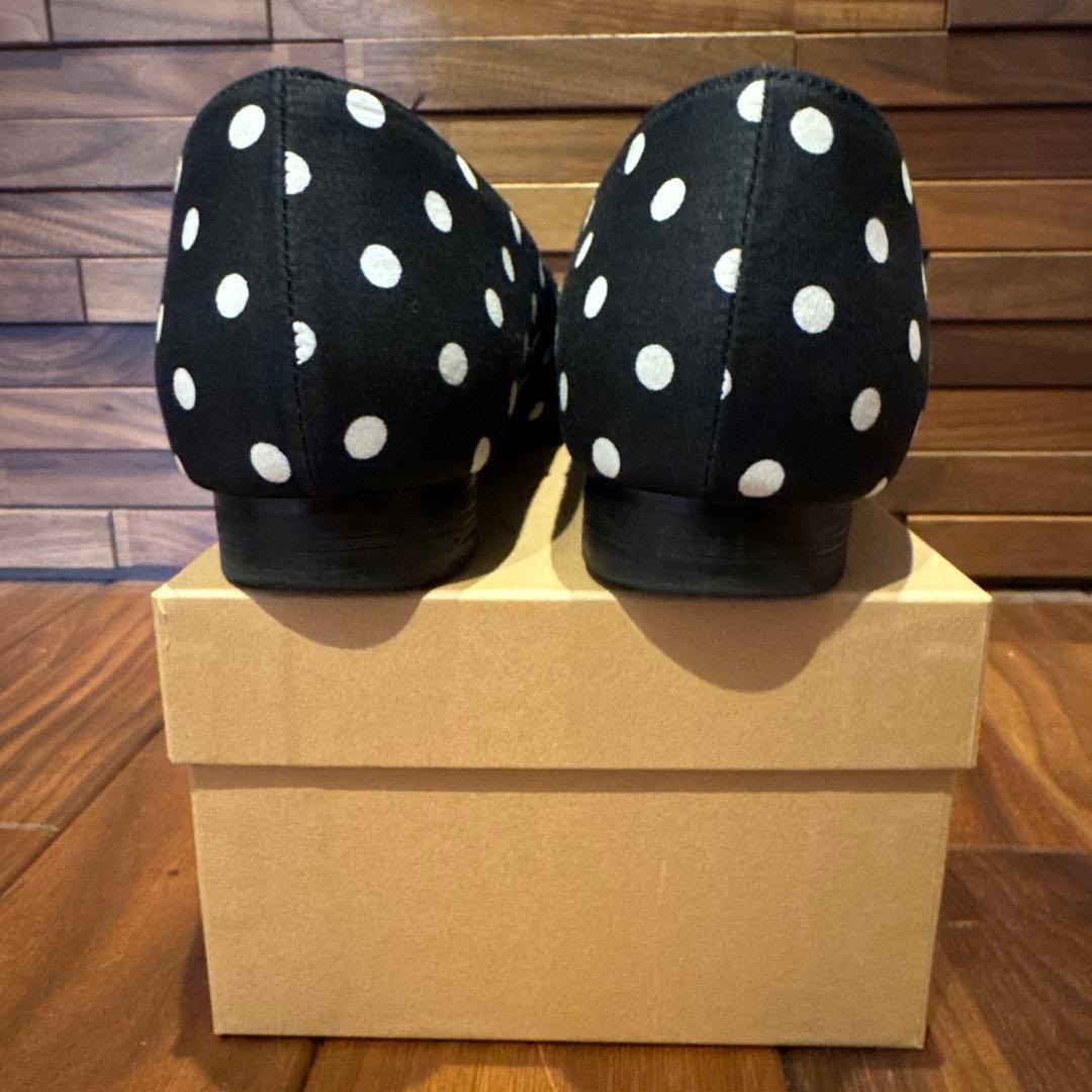 OHGA ビジュー付きフラットシューズ 23.5cm