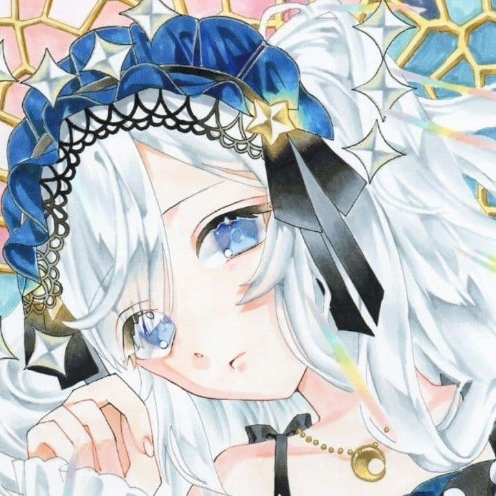 夏目アンアン 魔法少女ノ魔女裁判 まのさば 手描きイラスト - メルカリ