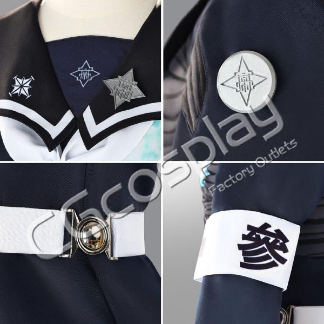 YY様 HUNDRED LINE 最終防衛学園 飴宮怠美 コスプレ衣装＋ウィッグ