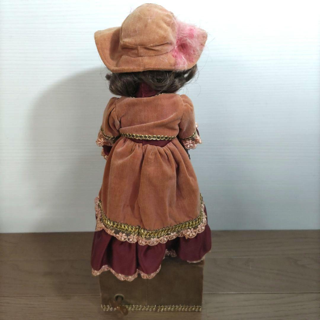 【希少】【ビスクドール】サンキョー ミュージック オートマタ ドール セシール