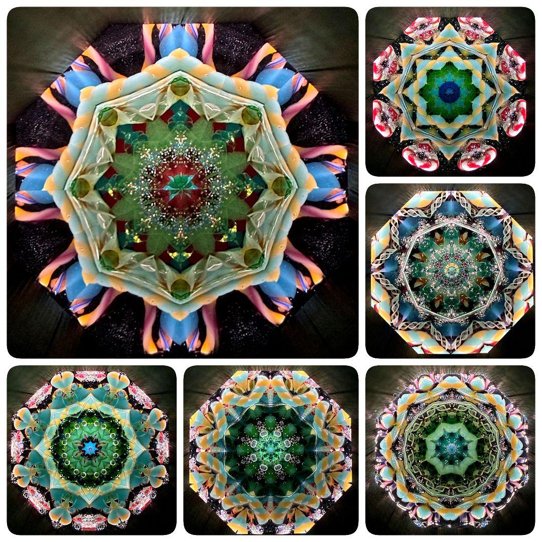 万華鏡《410・408》ゆっくり動くオイルタイプ（天板黒）セミオーダー