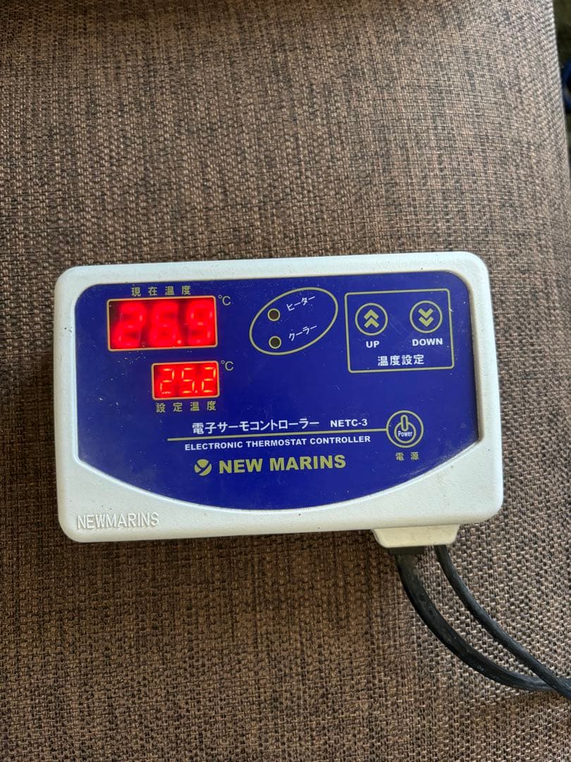 ニューマリンズ電子サーモコントローラー NETC-3 中古 - メルカリ