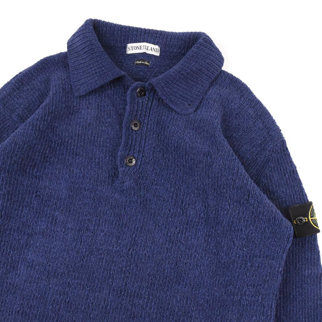 1997ss STONE ISLAND CHENILLE KNIT JUMPER - メルカリ