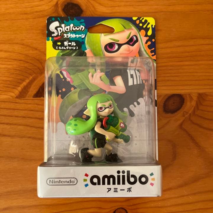 amiibo ガール【ライムグリーン】 (スプラトゥーンシリーズ) - メルカリ