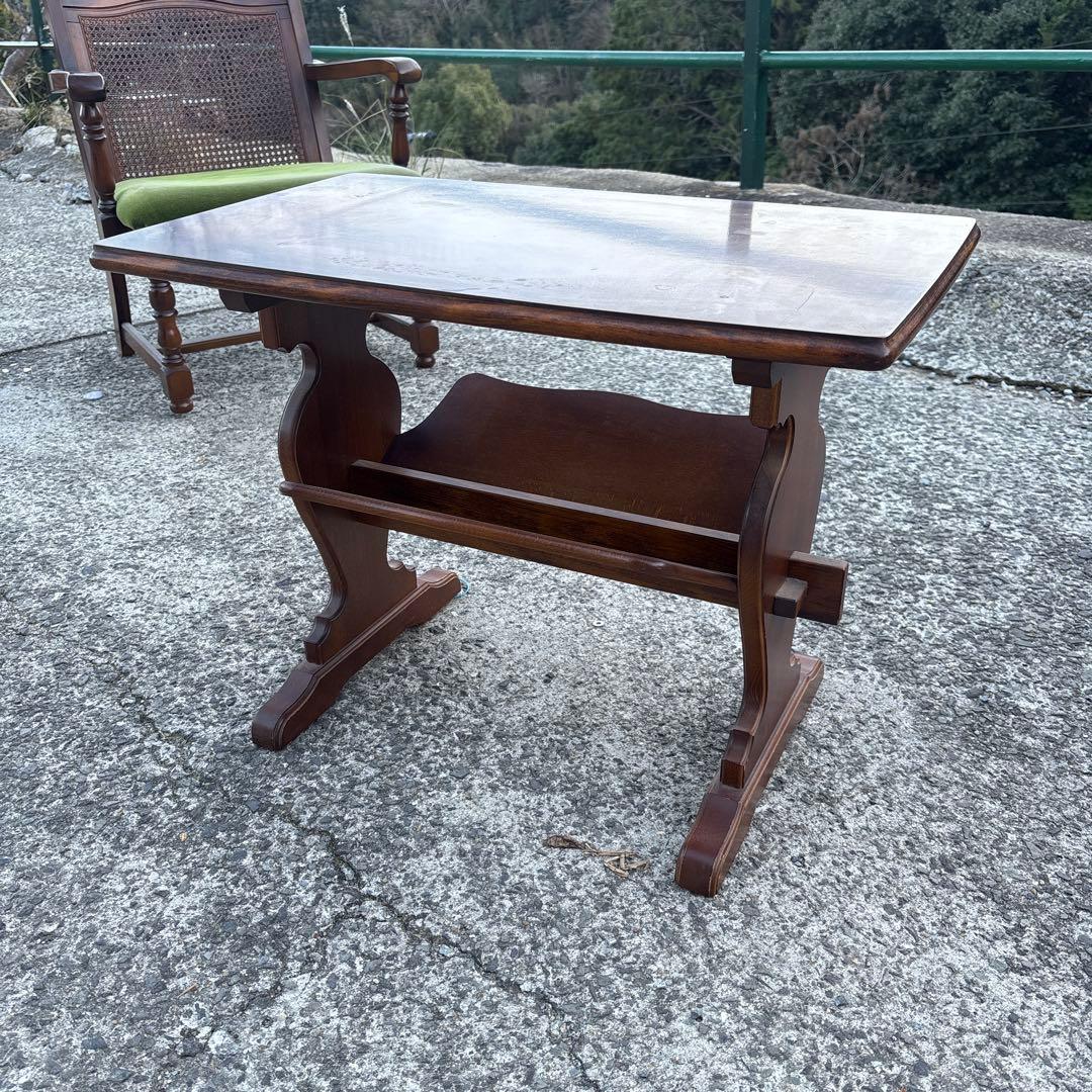 寺222 オールド カリモク コロニアルシリーズ サイドテーブル COLONIAL（カリモク家具） カリモク コロニアル サイドテーブル 木製