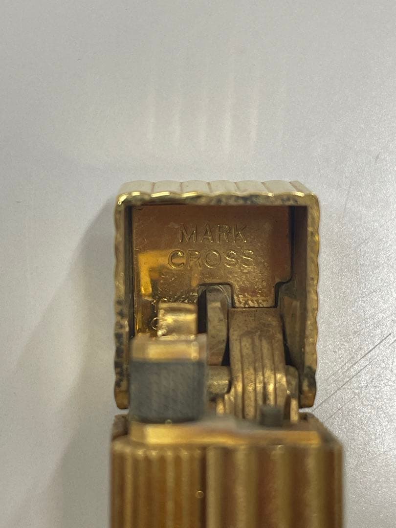 MARK CROSS ゴールドライター ストライプデザイン - メルカリ