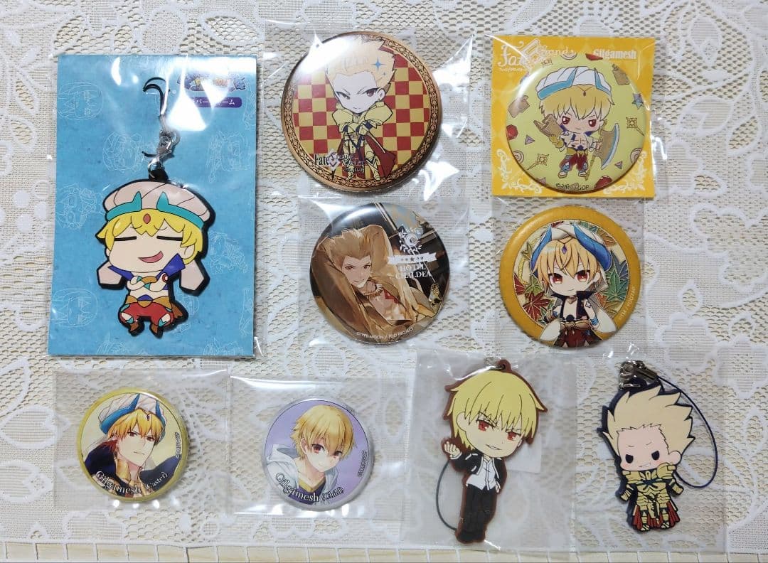 FGO Fate/GrandOrder ギルガメッシュ 缶バッジ ラバスト 9点 - メルカリ