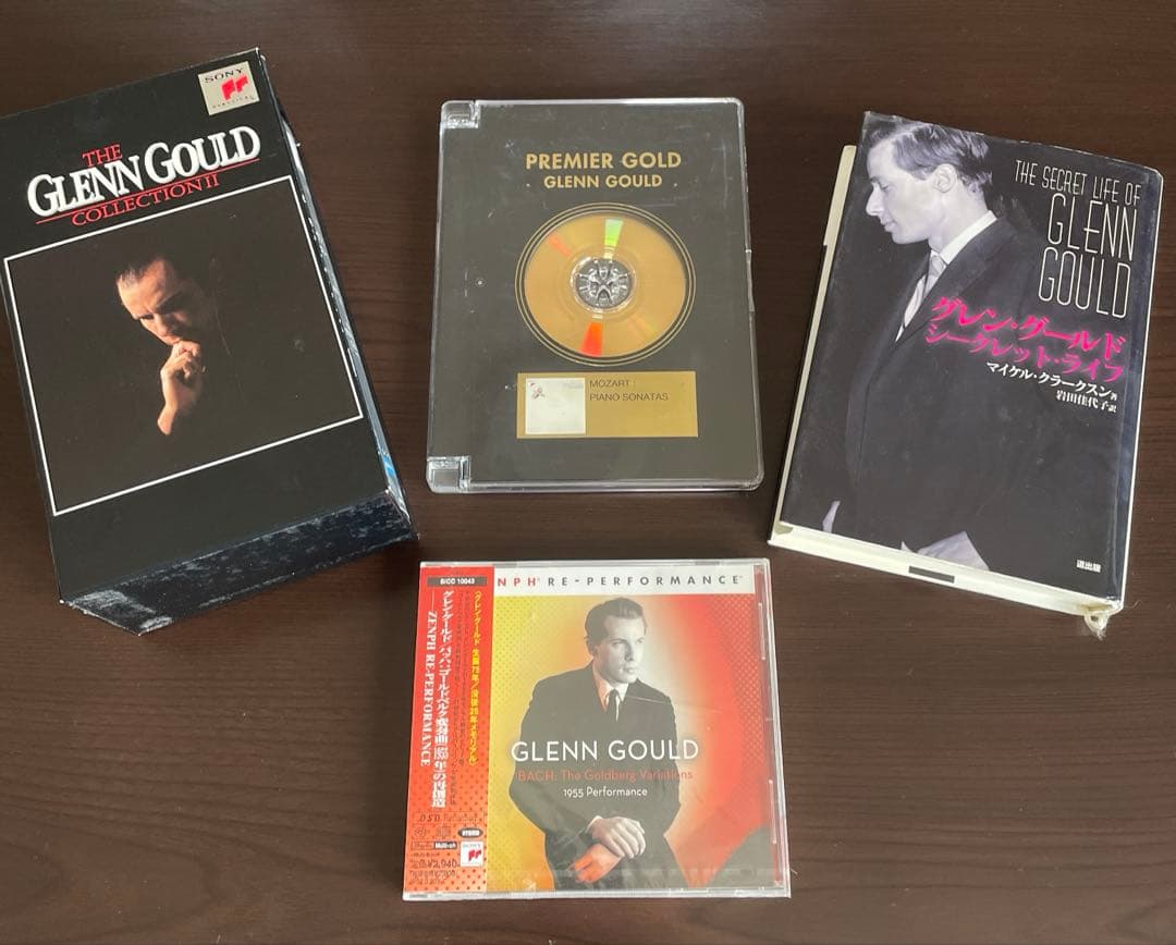 グレン・グールド CD 本 VHS / GOLD DISK / 見本盤 未開封有 ☆CD SONY バッハ:ゴールドベルク変奏曲 メモリアル・エディション CD3