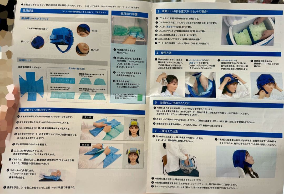 愛帽 アイスジャパン 頭皮冷却 抗がん剤副作用対策セット① - メルカリ