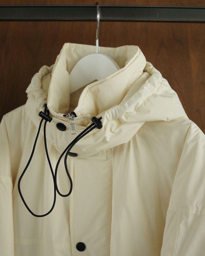 anuke】新品未使用Hooded Coat/アイボリー36 - メルカリ