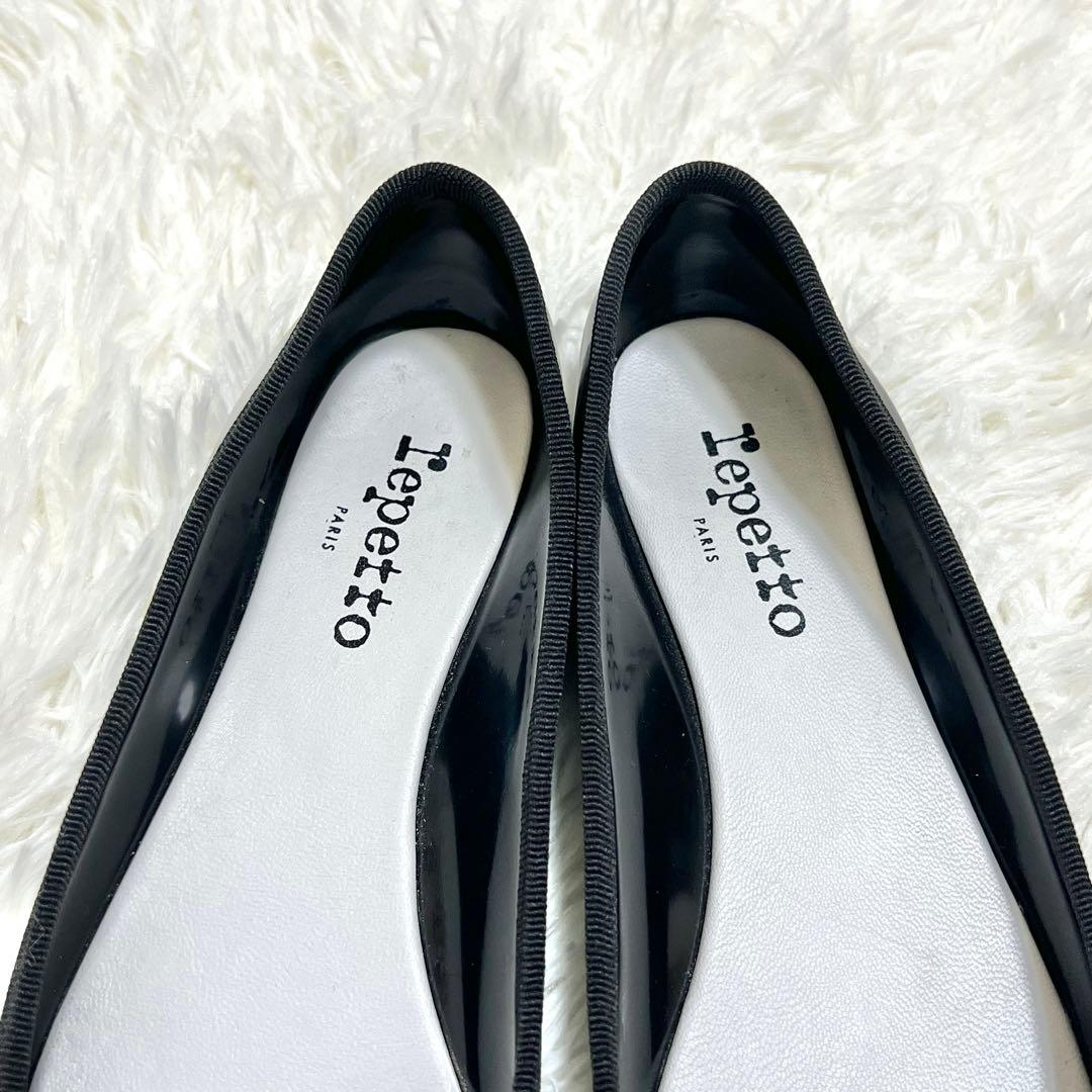 ✨未使用級✨ repetto サンドリオン バレエシューズ 黒 24.5cm