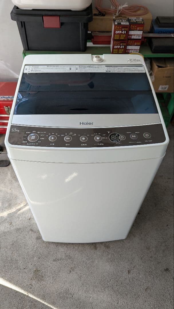 ハイアール 洗濯機 JW-C55A 2018年製 JW-C55A-W 全自動洗濯機 Joy Series ホワイト [洗濯5.5kg /乾燥機能無