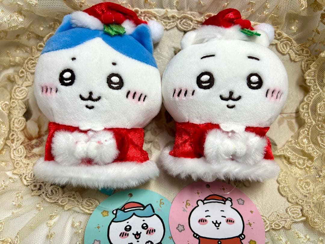ちいかわ サンタさんだ！持ちますマスコット クリスマス ちいかわ