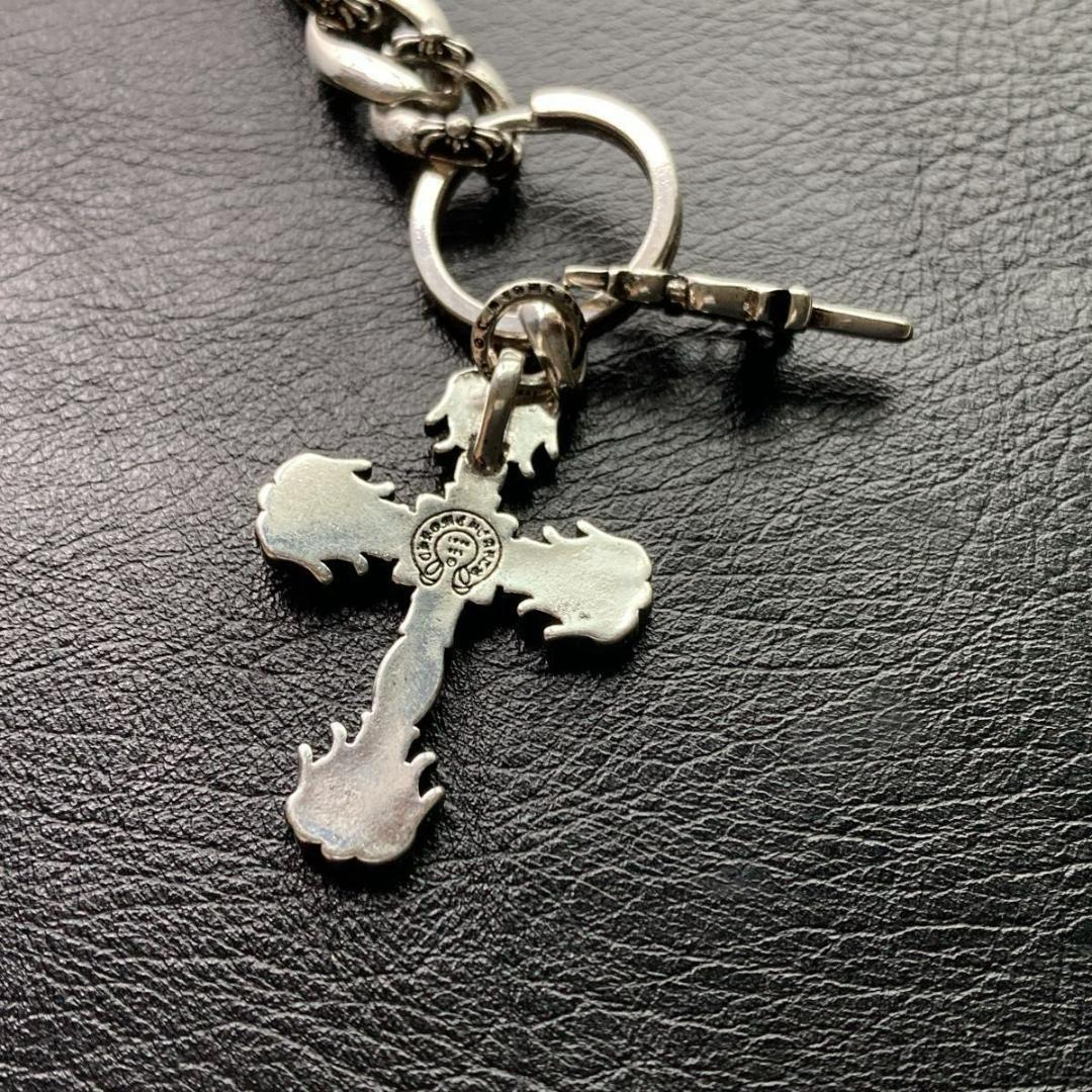 キーリング シルバー925刻印キーチェーン クロス ダガー dagger - メルカリ