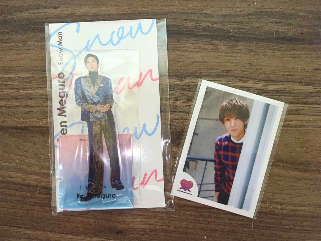 Snow Man 目黒蓮 グッズ うちわ アクスタ ミニフォトまとめ売り - メルカリ