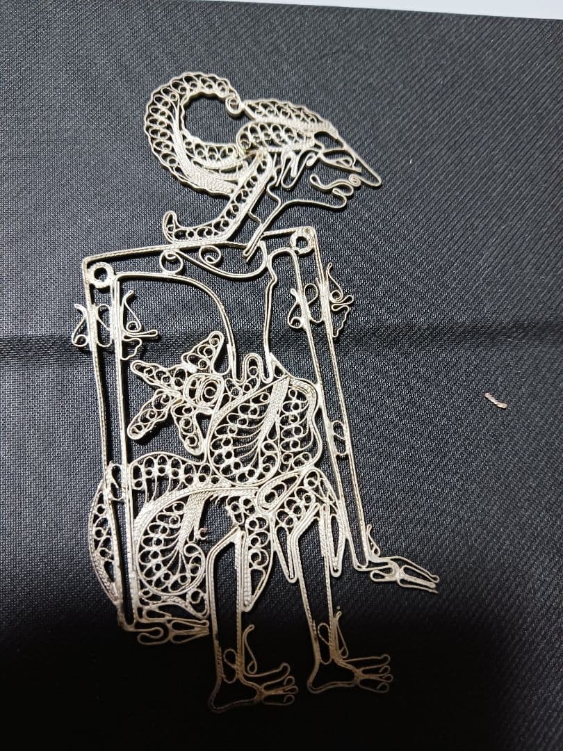 バリ島　銀線細工　ワヤンクリ　28.71g