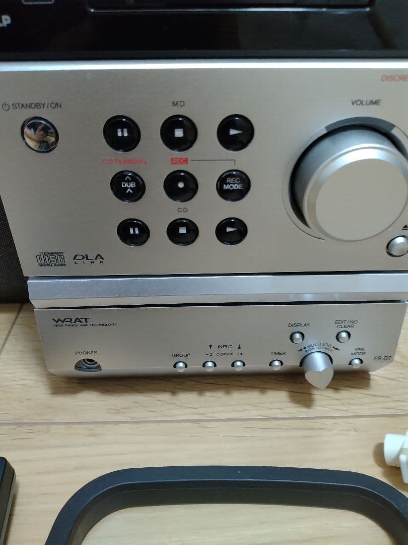 オンキョー ONKYO FR-B7 D-B7 CD MD コンポONKYO X-B7 FR-B7 CD/MD