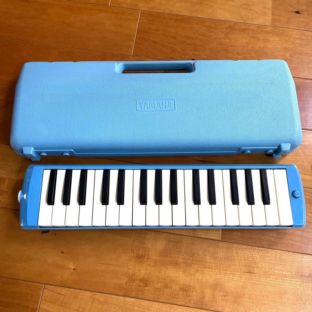 ピアニカ 鍵盤ハーモニカ メロディオン ヤマハ P-32D 青 YAMAHA - メルカリ
