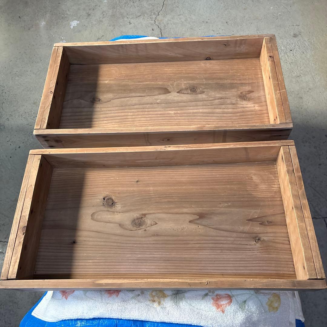 もろぶた 木箱 餅箱5箱 蓋1枚 ばんじゅう 昭和レトロ 名前入り - メルカリ