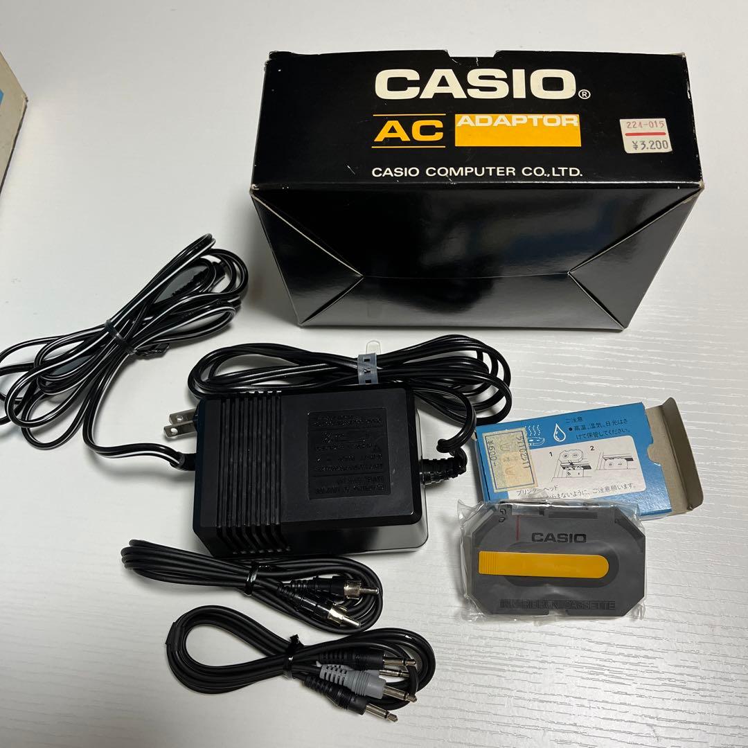 CASIO カシオ ワープロ HW-600 取扱説明書 ACアダプター付 - メルカリ