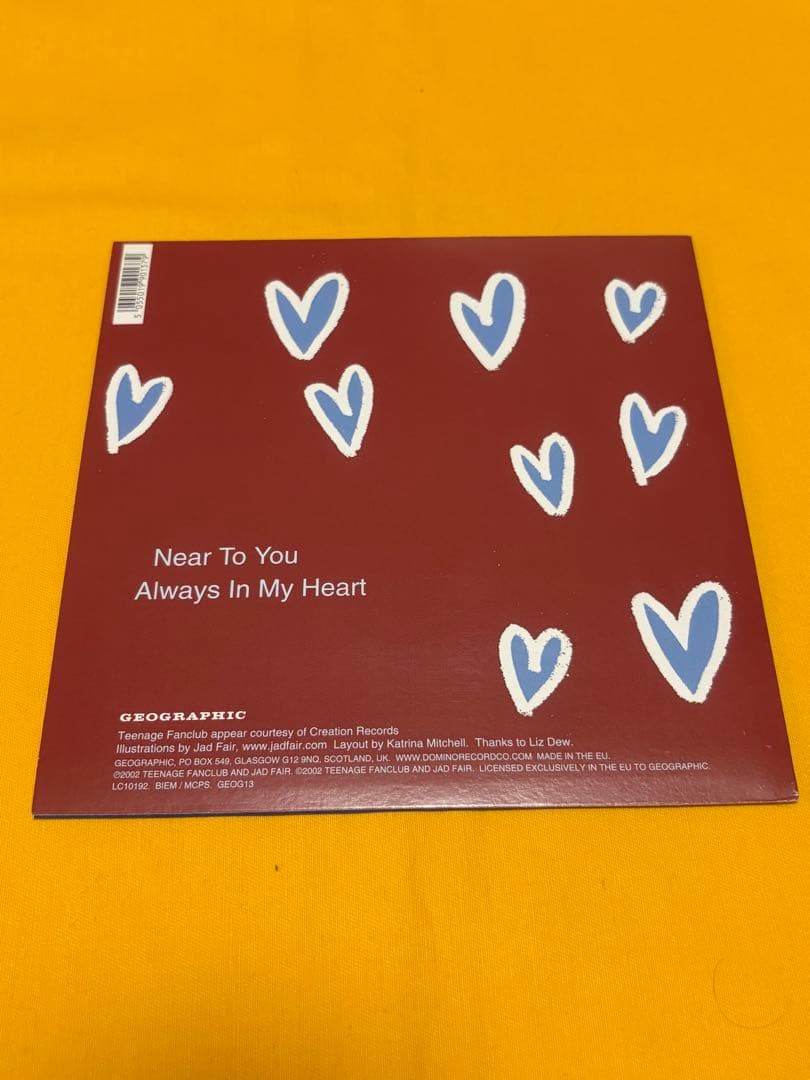 teenage fanclub and jad fair 7インチレコード - メルカリ