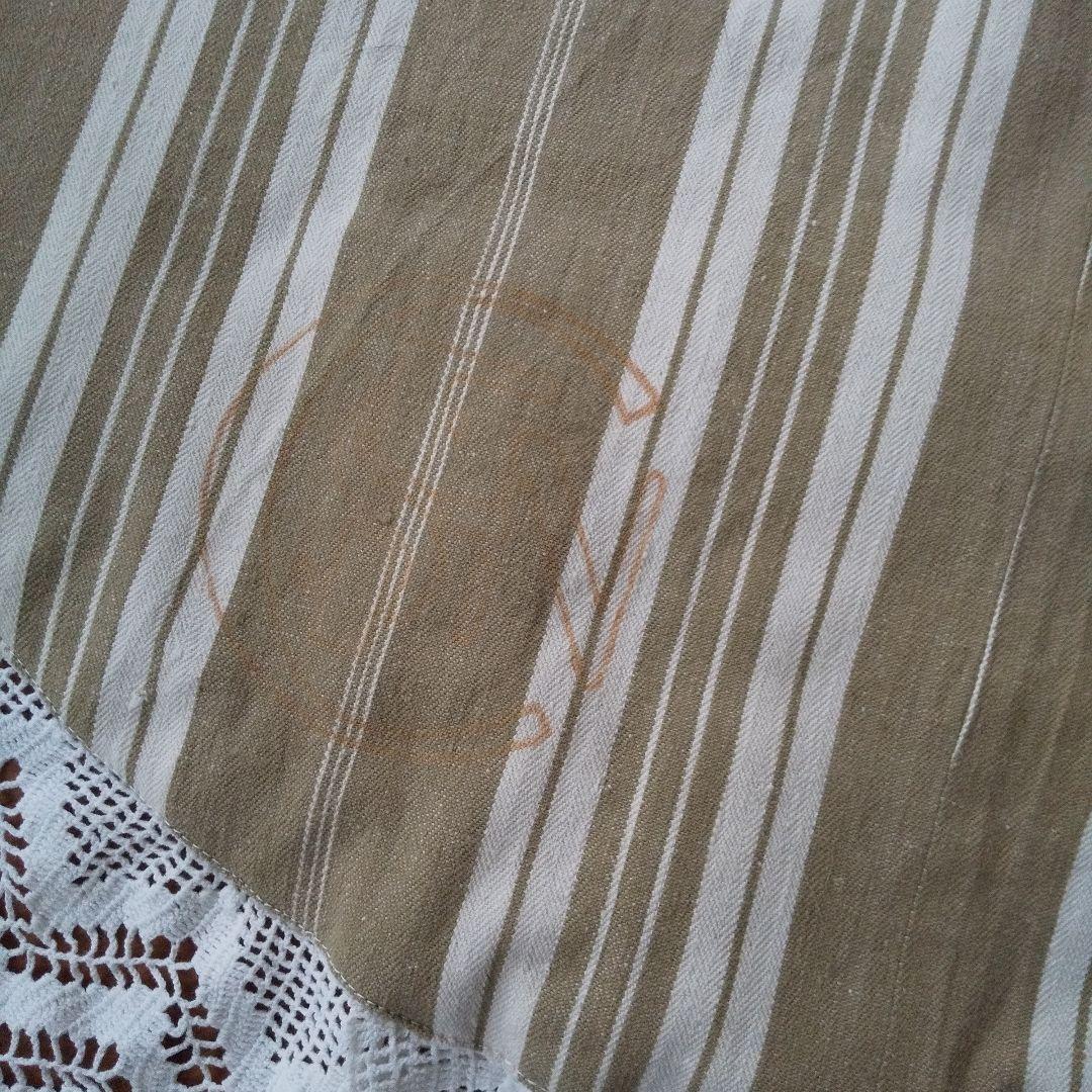 フランスアンティークレース 素材のツリースカート ラグ フリークロス