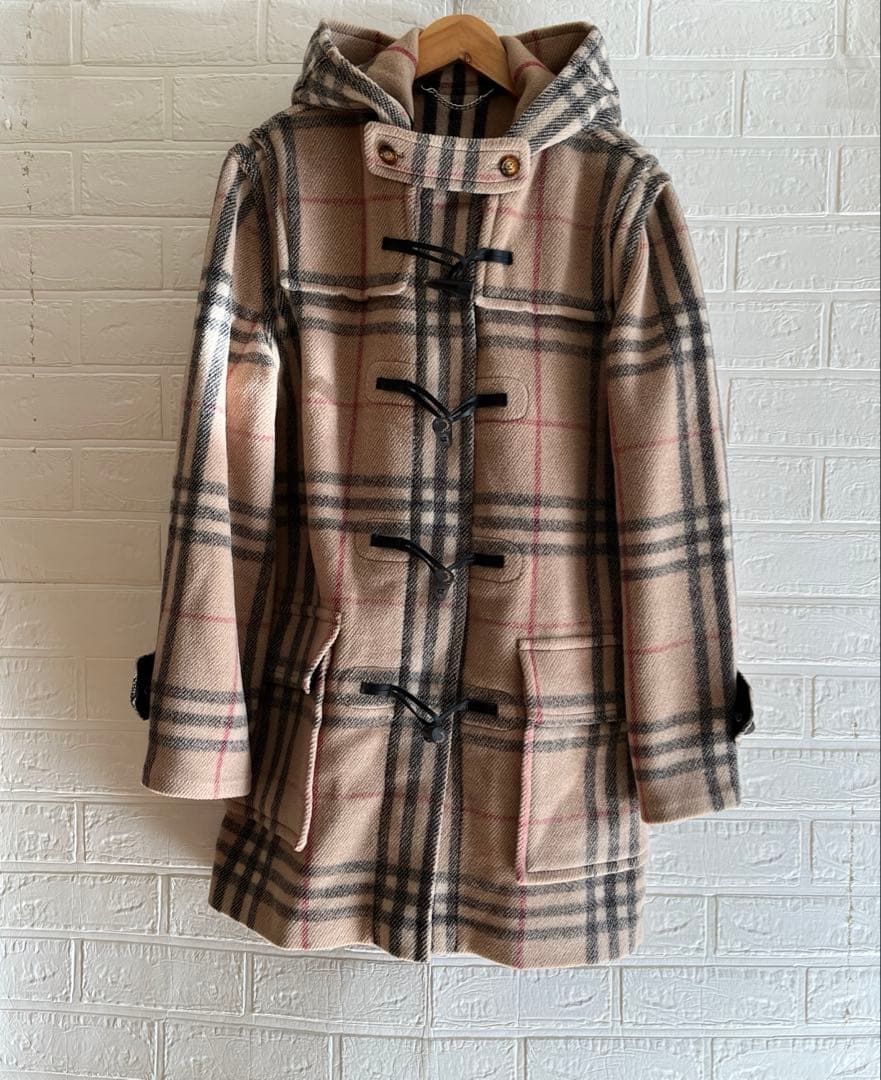 美品】《BURBERRY LONDON》ノバチェック ウール ダッフルコート