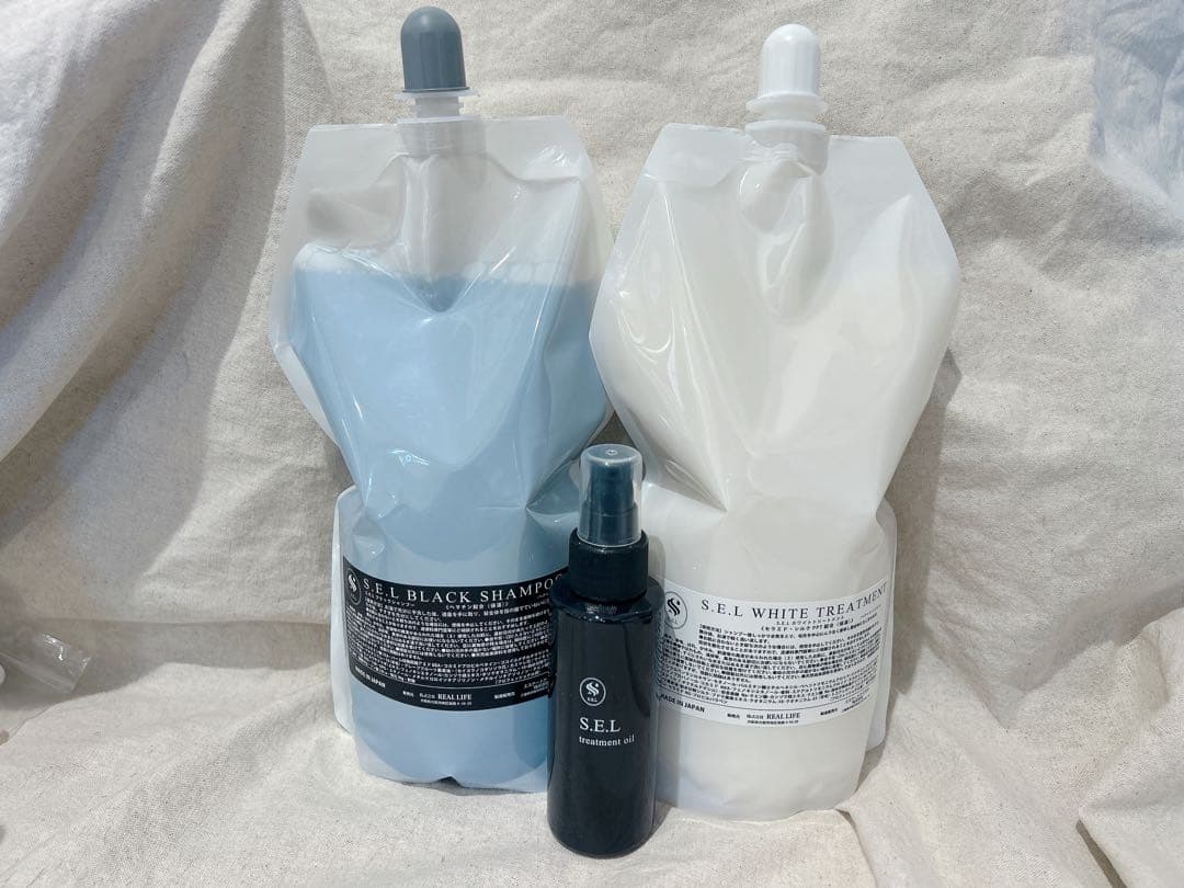 SELブラックシャンプー&ホワイトトリートメント 1000ml オイル100ml Amazon | SELブラックシャンプー＆ホワイトトリートメント | Generic