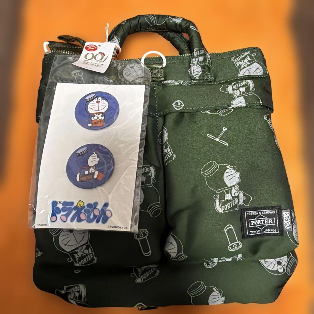 PORTER ドラえもん　コラボ　ヘルメットバッグ　新品未使用　タグ付き ドラえもん x PORTER(ドラえもん x ポーター) HELMETBAG | 吉田カバン