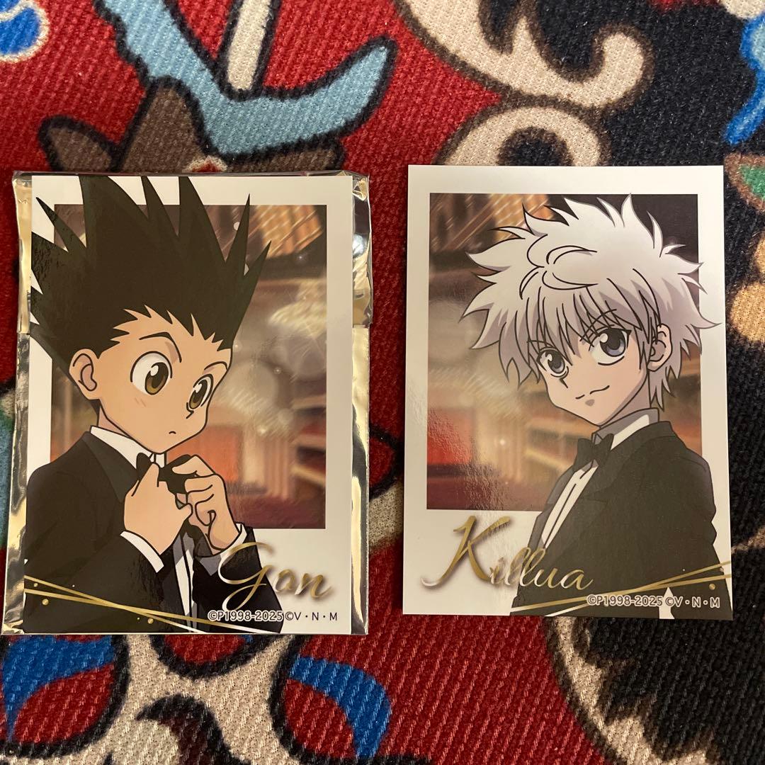 ハンターハンター ゴン キルア ミニブロマイド 2枚セット - メルカリ