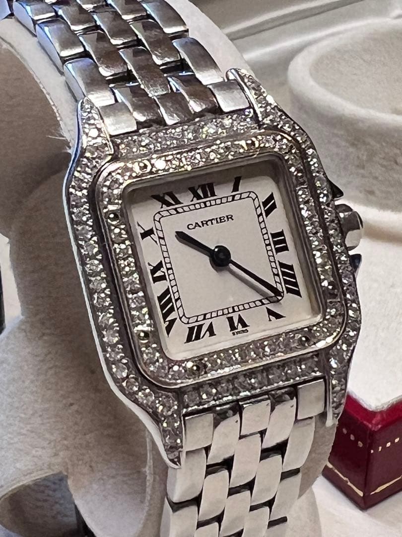 カルティエ パンテール SM （ダイヤモンドクォーツ付き） サイズ 13.5cm
