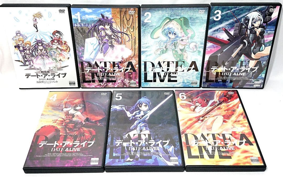 デート・ア・ライブ Ⅰ/Ⅱ/Ⅲ/劇場版【DVD】全18巻