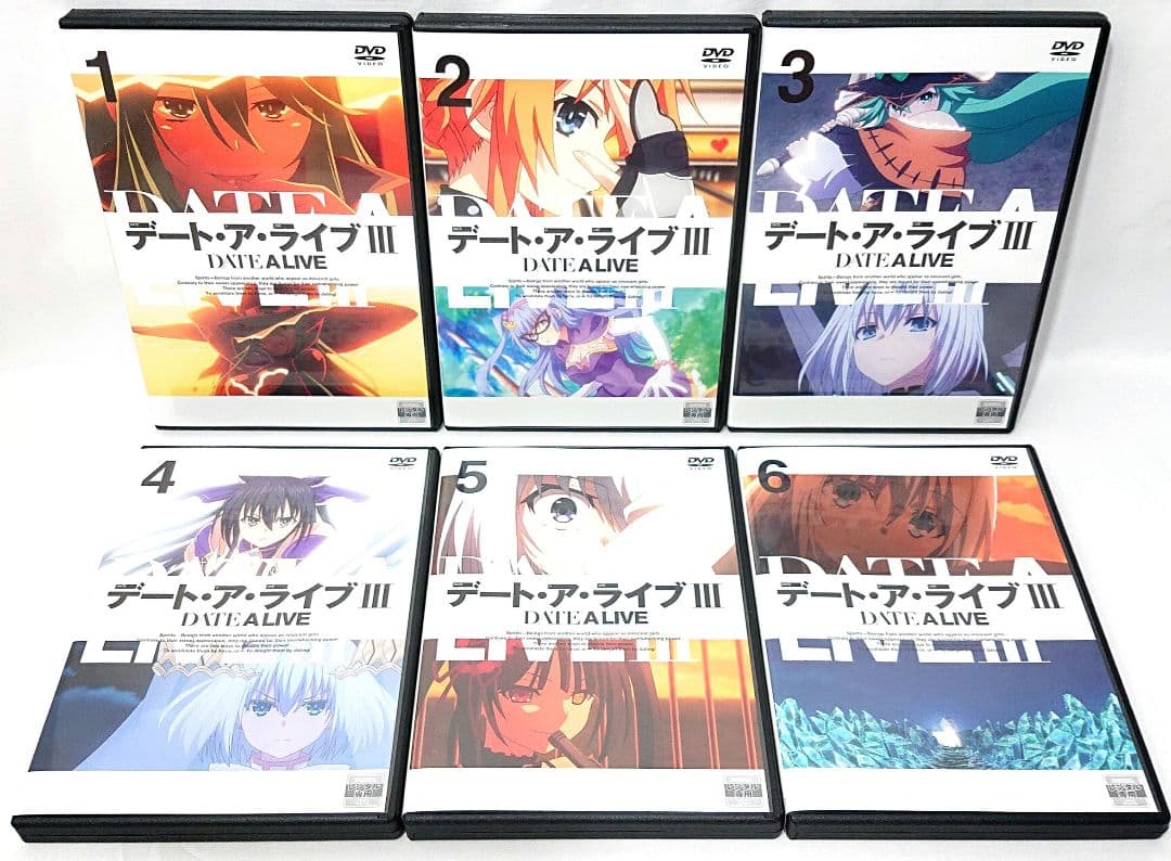 デート・ア・ライブ Ⅰ/Ⅱ/Ⅲ/劇場版【DVD】全18巻