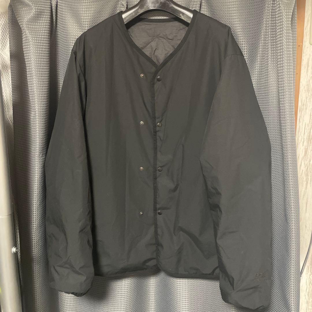 nanamica Reversible Down Cardigan Lサイズ Nanamica Reversible Down Cardigan in Navy | Wallace Mercantile Shop