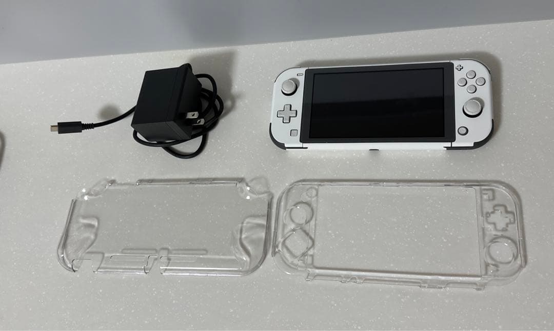 NINTENDO SWITCH LITE グレー（カスタマイズで白／グレー） - メルカリ