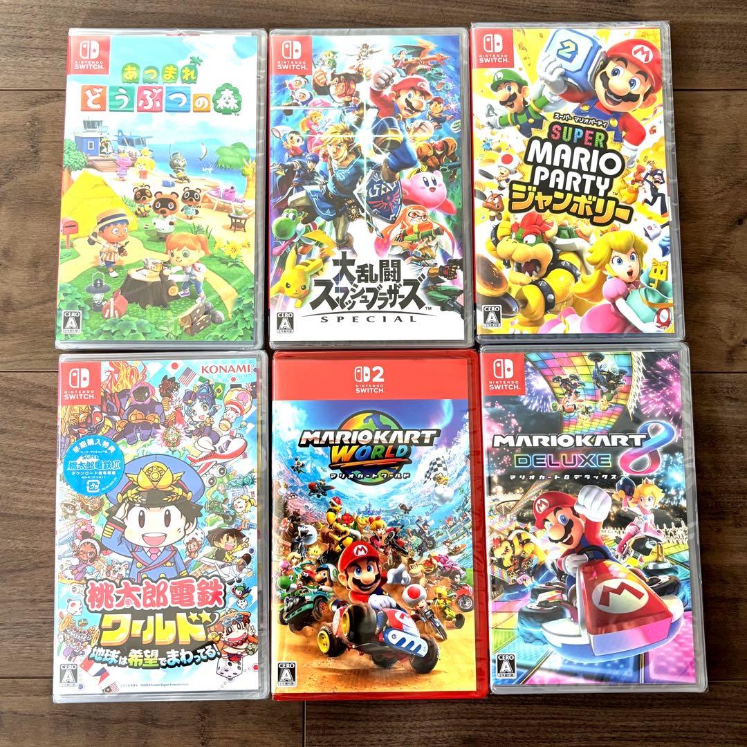 Nintendo Switch ゲームソフト 6本セット - メルカリ