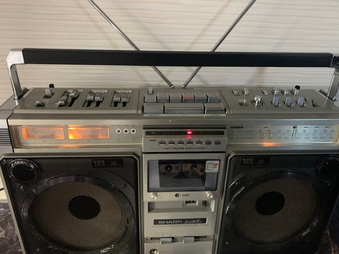 SHARP 大型 ラジカセ GF-505ST/サーチャーラジオ メンテナンス済み