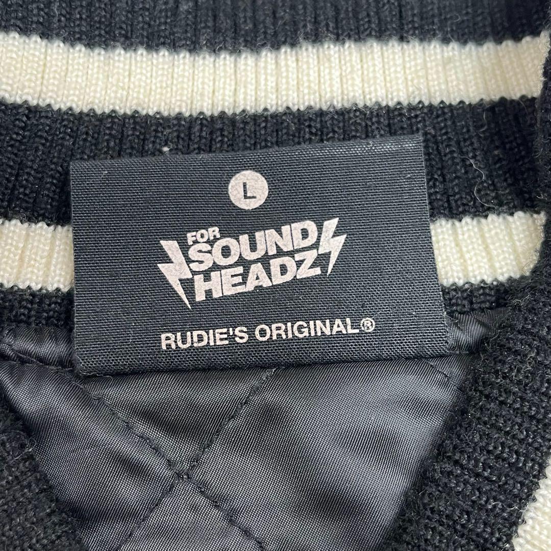 Rudies ルーディーズ スタジャン モノトーン レザー ウール - メルカリ