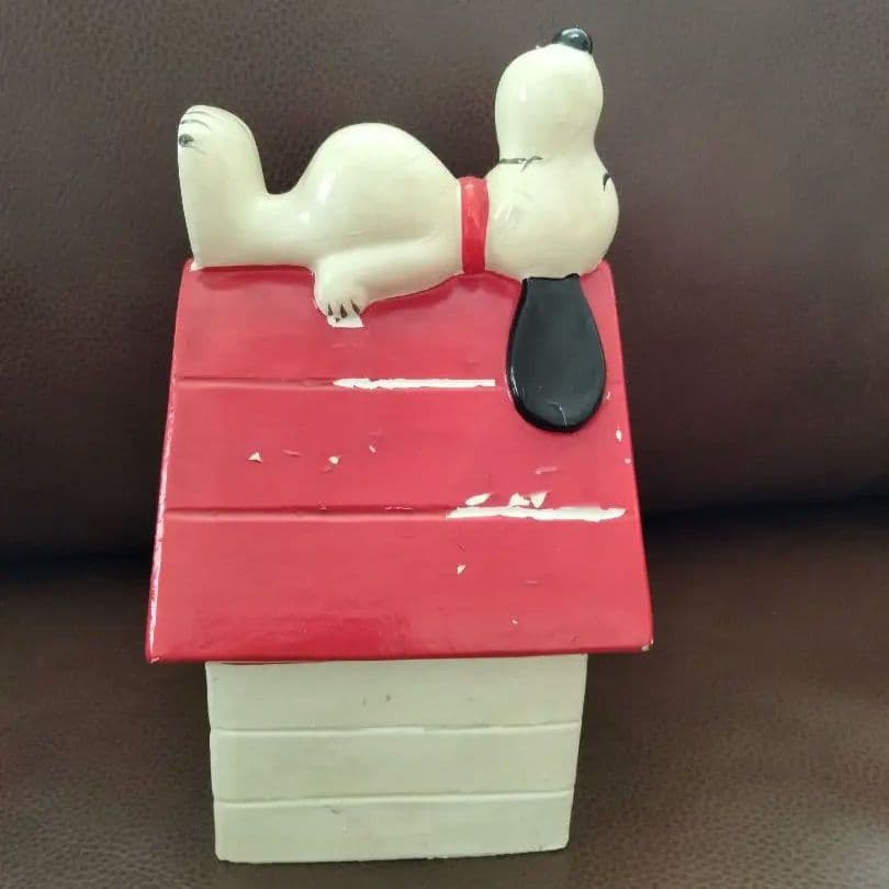 ❤セール❤【USED】【昭和レトロ】スヌーピー貯金箱❤ビンテージ❤45年