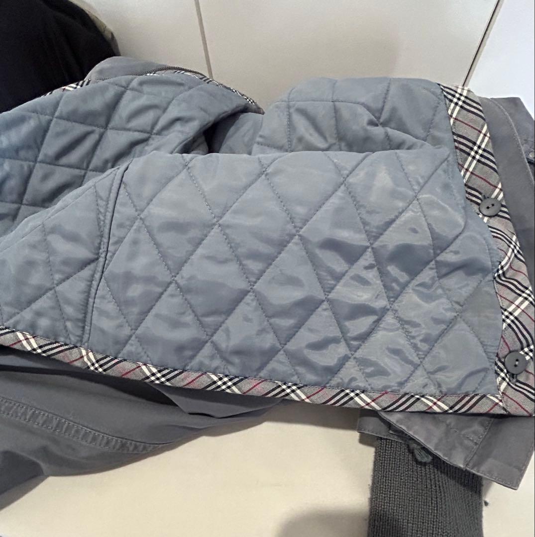ジェン様専用 BURBERRY BLUE LABELグレー モッズコート - メルカリ
