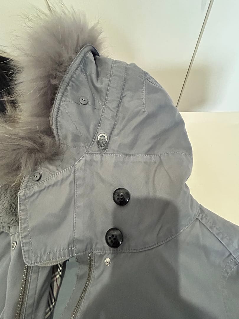 ジェン様専用 BURBERRY BLUE LABELグレー モッズコート - メルカリ