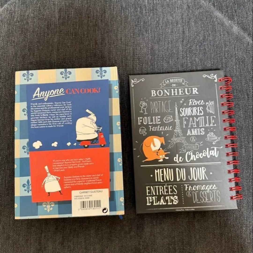 新品 レミーのおいしいレストラン ノート＋レシピノート ディズニー